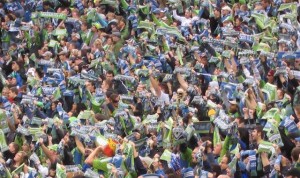 Scarves up